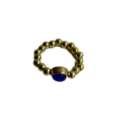 FlowJewels ring blauw