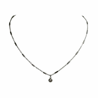 FlowJewels ketting zilver - crystal