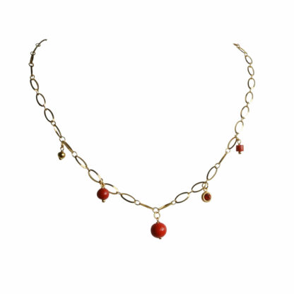 Flowjewels ketting rood