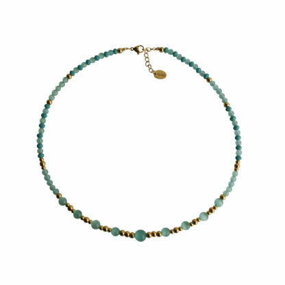 FlowJewels ketting licht turquoise